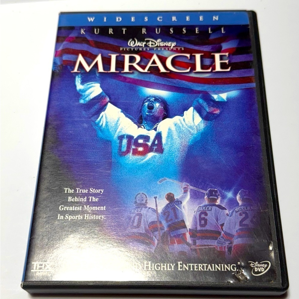 Disney’s Miracle Widescreen Edition DVD with Kurt Russel